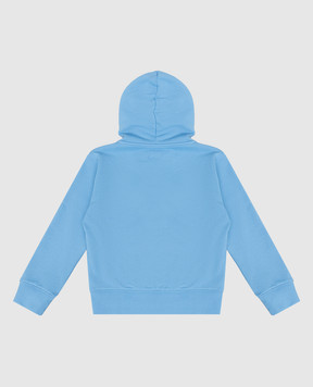 C.P. Company Children's blue sports jacket with logo print CMF01ALCA6948