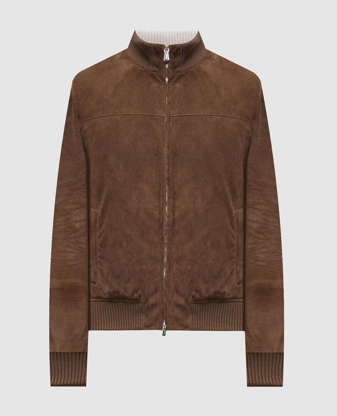 

Brown suede jacket Enrico Mandelli