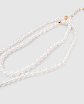 Madreperla White double layer necklace 211786