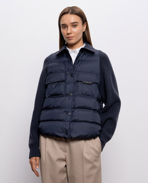 Brunello Cucinelli Blue down jacket MD5987696P