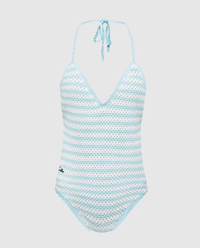 Simkhai Blue knitted swimsuit Karoline 3269022SW