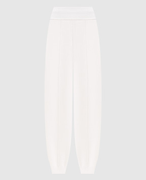 Jacob Lee Ivory cashmere joggers WWCP0006AW26W