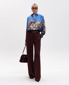 Etro Floral print silk blouse WRIA0013AK15N