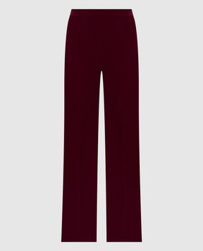 Twinset Burgundy flared pants 262TT2421