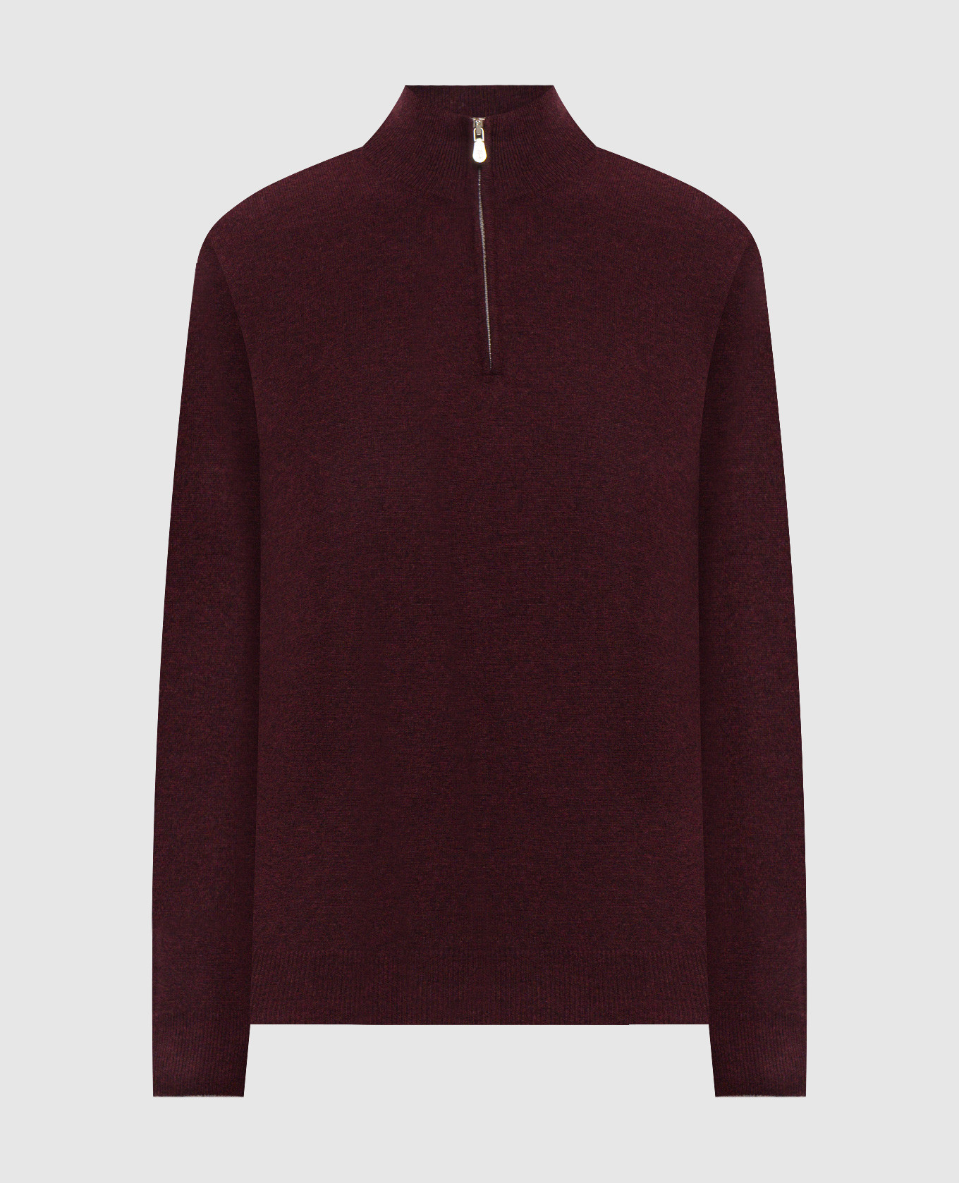 Burgundy cashmere jumper