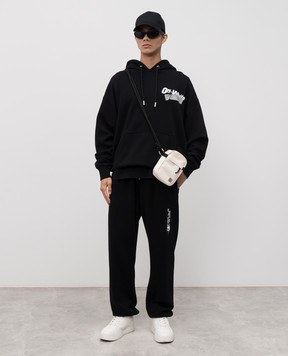 Off-White Black Cupid Tape Hoodie 44MBB085F5F00Y