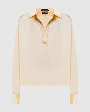 Tom Ford Yellow silk blouse TS2144FAX881