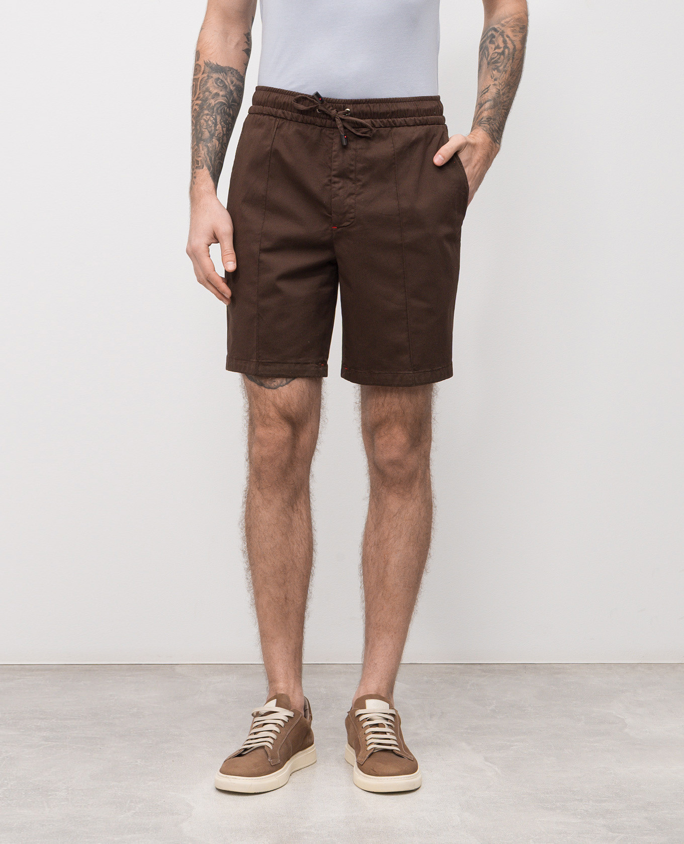 

Brown shorts ISAIA