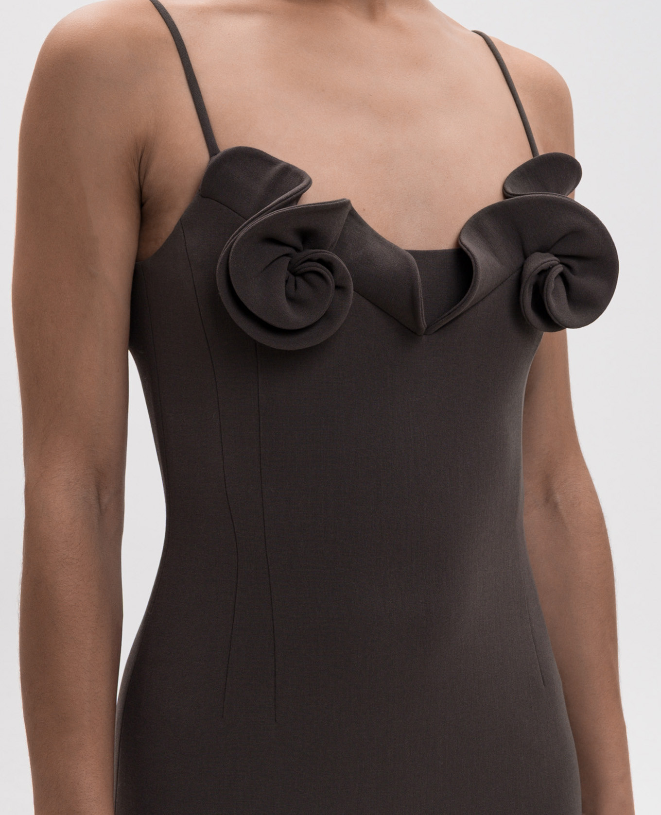 

Brown wool dress Magda Butrym