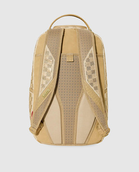 Sprayground Children's brown backpack TRINITY 24K with crystals 910B8470NSZ