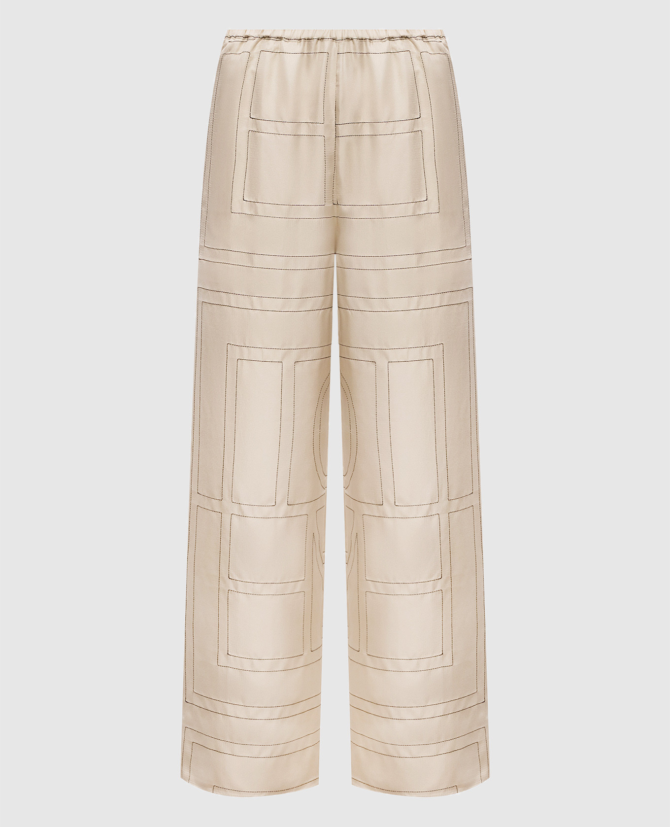 

Beige silk pants Toteme