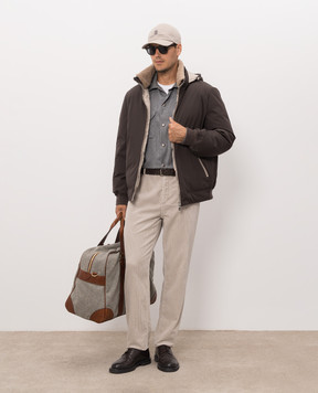 Brunello Cucinelli Gray wool shirt MY6660721