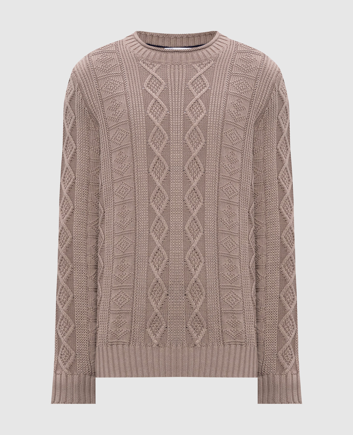 

Beige patterned sweater Brunello Cucinelli