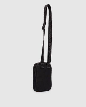 Off-White Children's black bag with logo print OBNQ002S26FAB001
