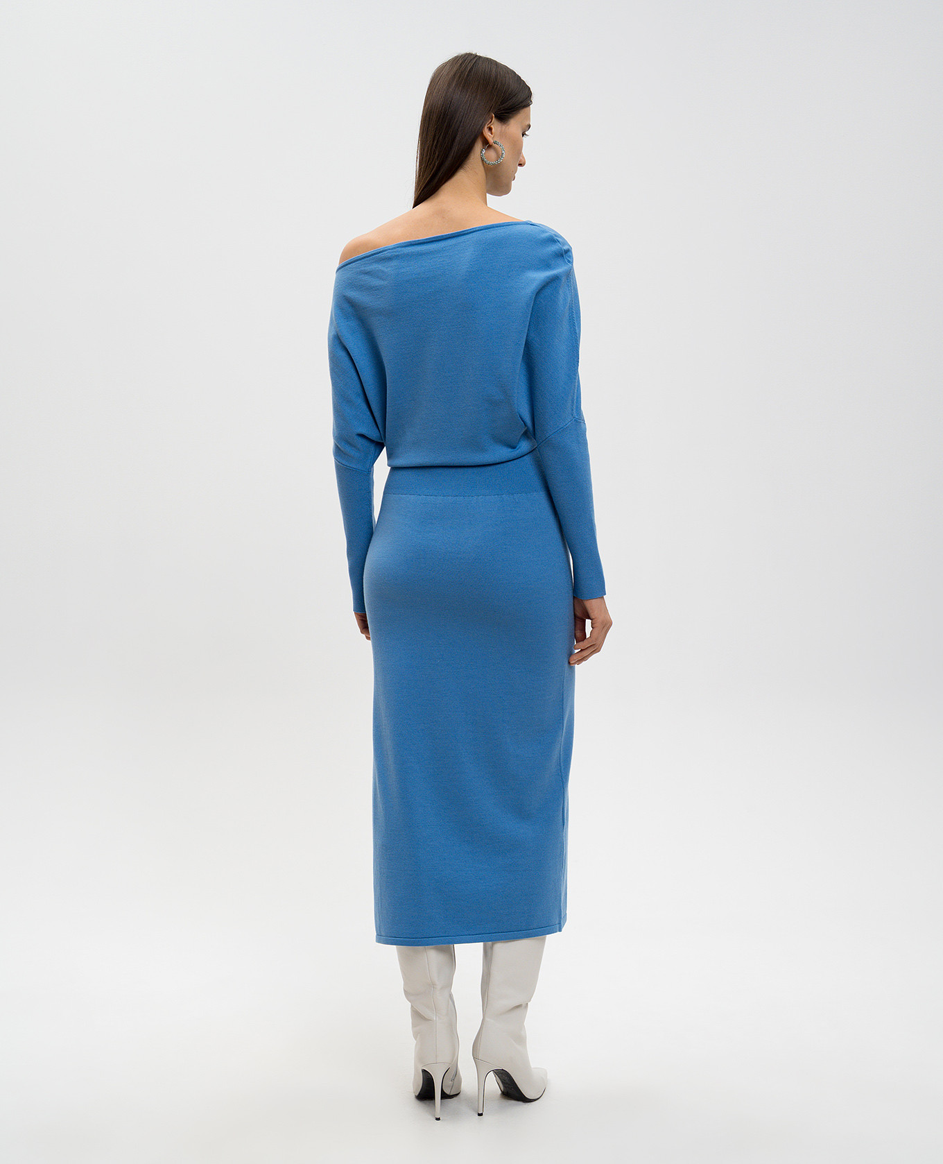 

Blue dress with wool Simkhai, Light blue