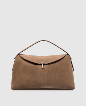 Toteme Beige suede bag 241WAL961LE0004