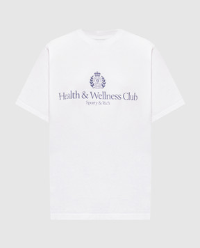 Sporty & Rich White H&W Crest T-shirt TO119710241WH01
