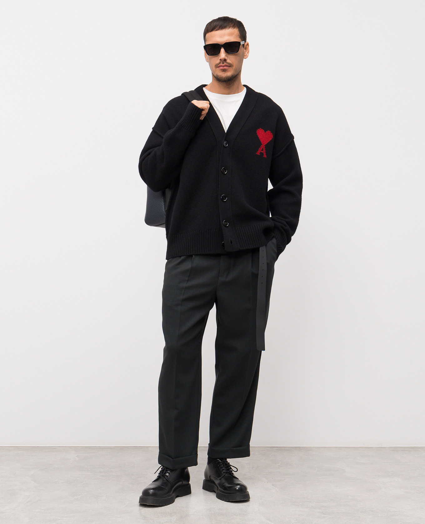 

Black wool pants Ami Paris