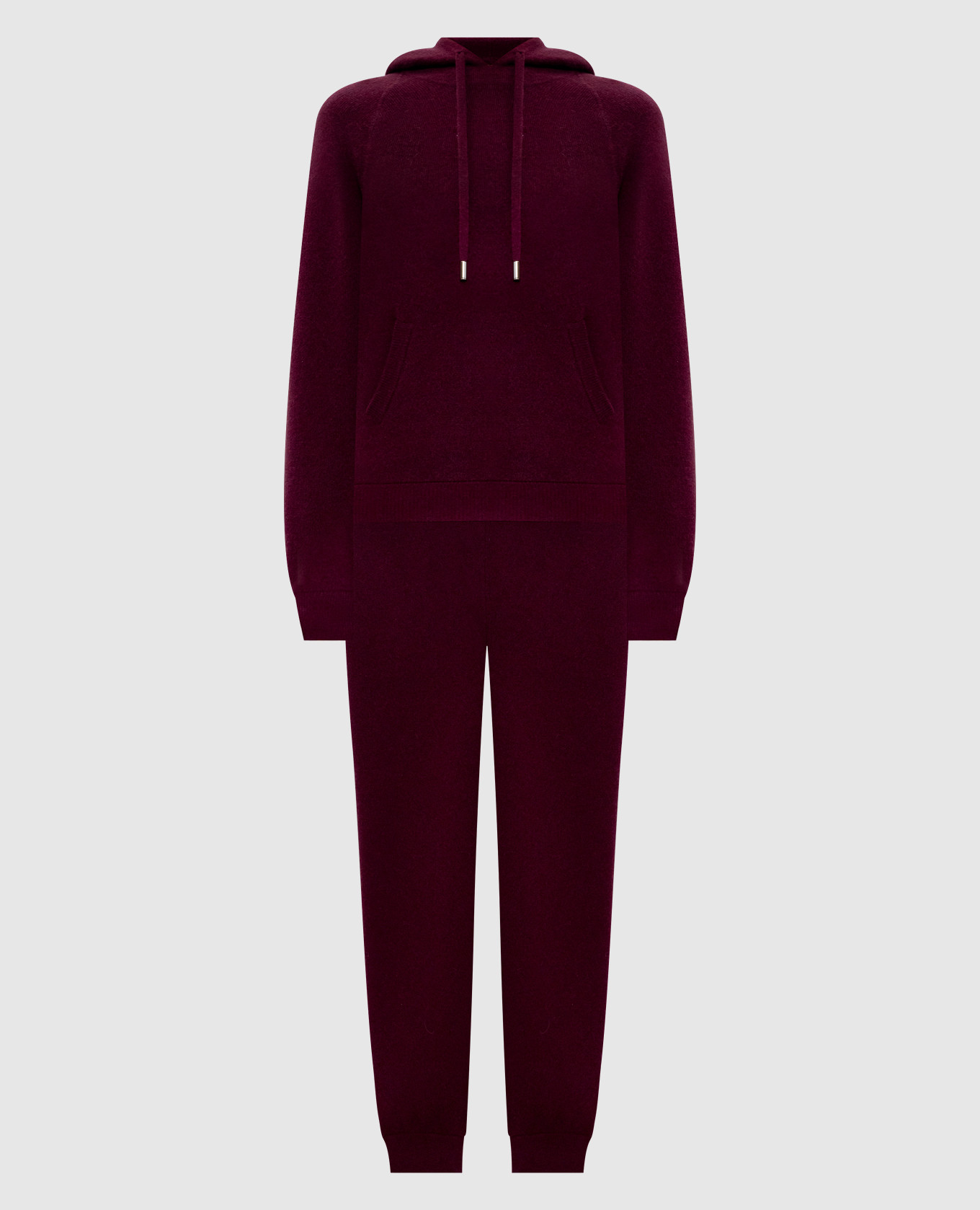 

Burgundy cashmere tracksuit Babe Pay Pls