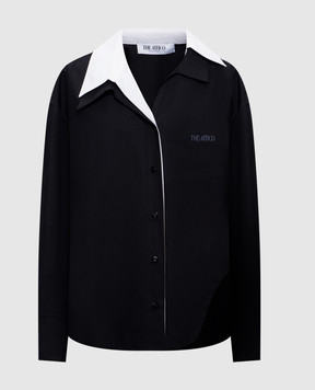 The Attico Black shirt with logo embroidery 261WCH00051CCC052AA