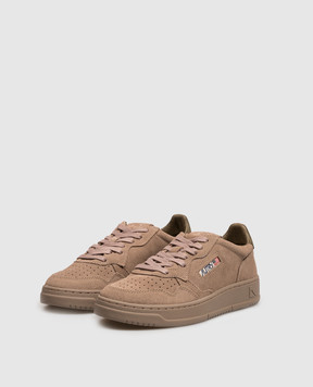 AUTRY Medalist brown suede sneakers AULWOH03