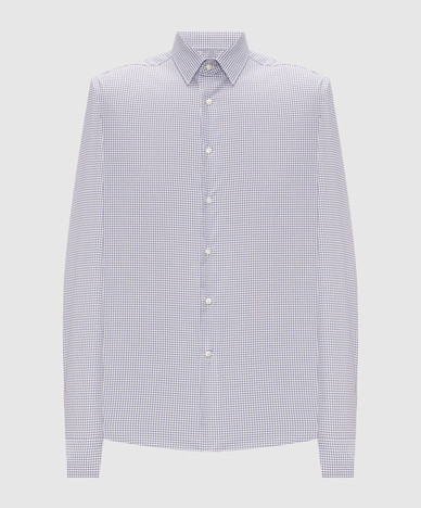 Checked cotton shirt