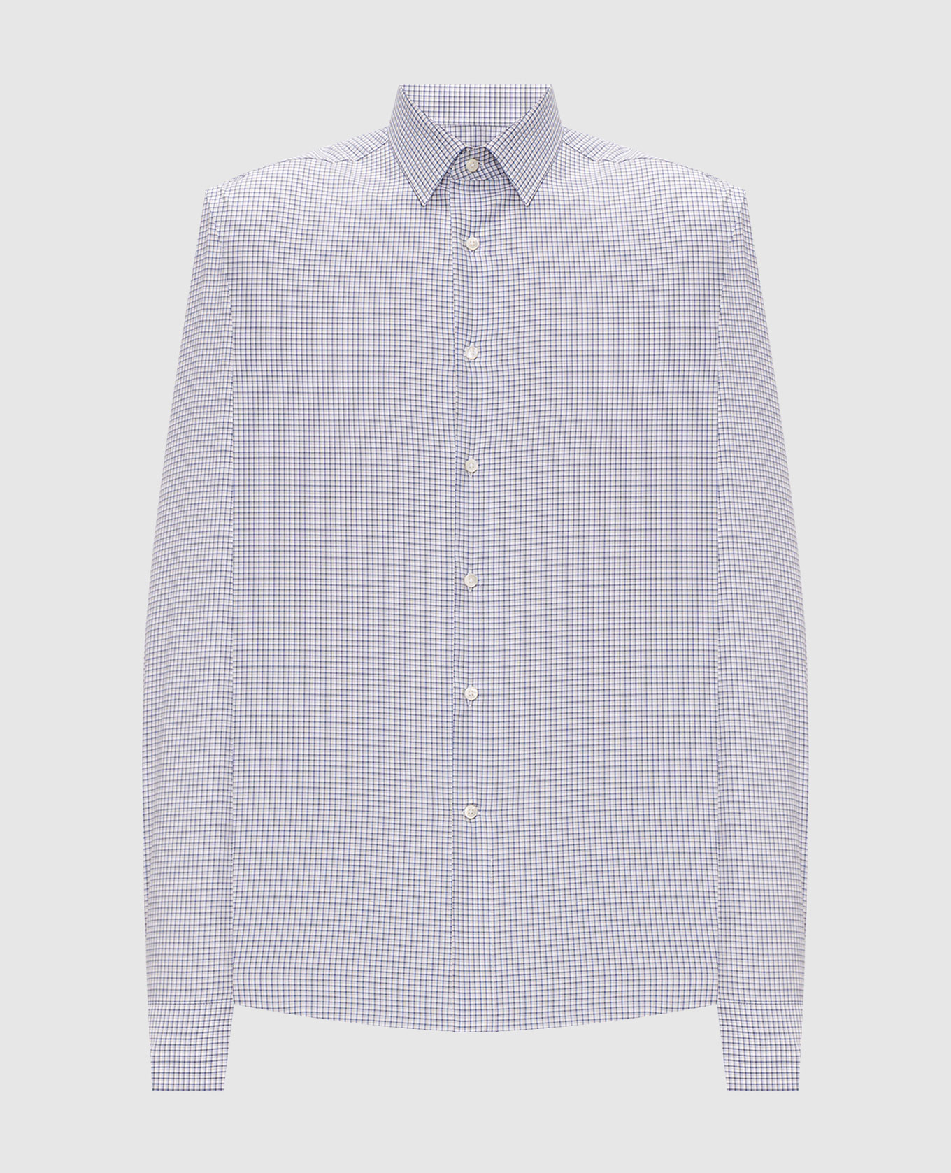 Checked cotton shirt Canali