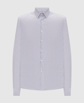 Canali Checked cotton shirt GR03826NCL70A1