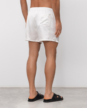 Dolce&Gabbana Ivory silk boxer briefs M3A12TON0EC