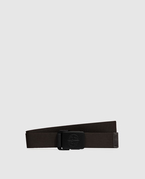 Stone Island Brown belt with brand engraving L2S159300001S0073