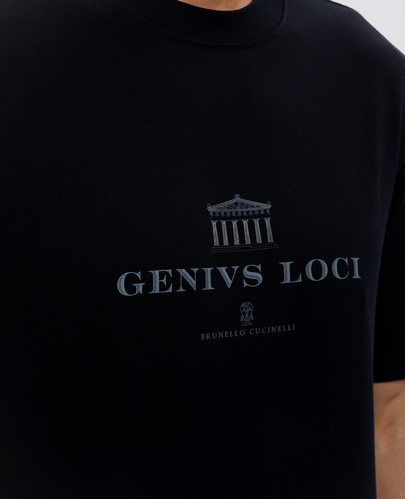 

Genius Loci black t-shirt Brunello Cucinelli