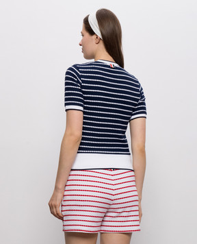 Thom Browne Blue striped top FJS228AJ0268