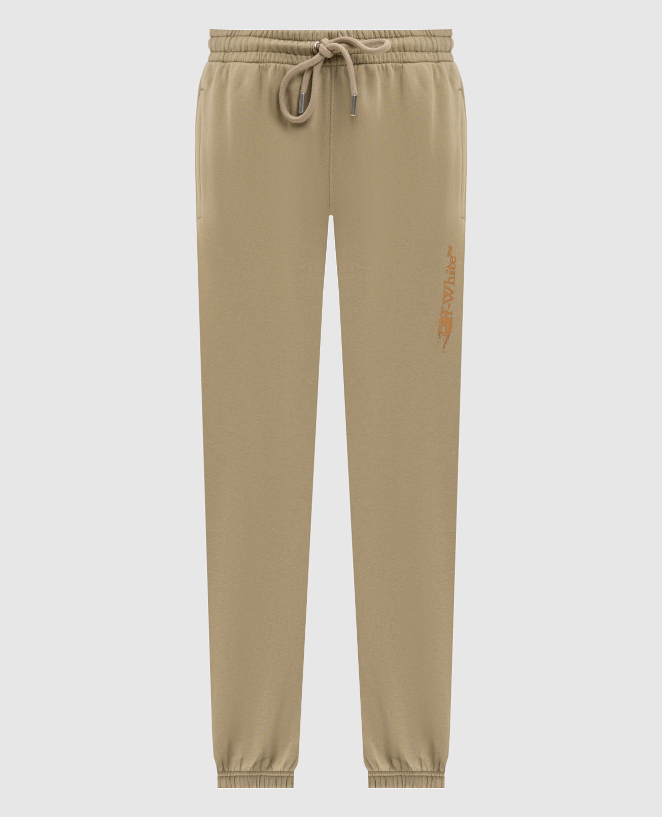 

Ink Arrow khaki joggers Off-White