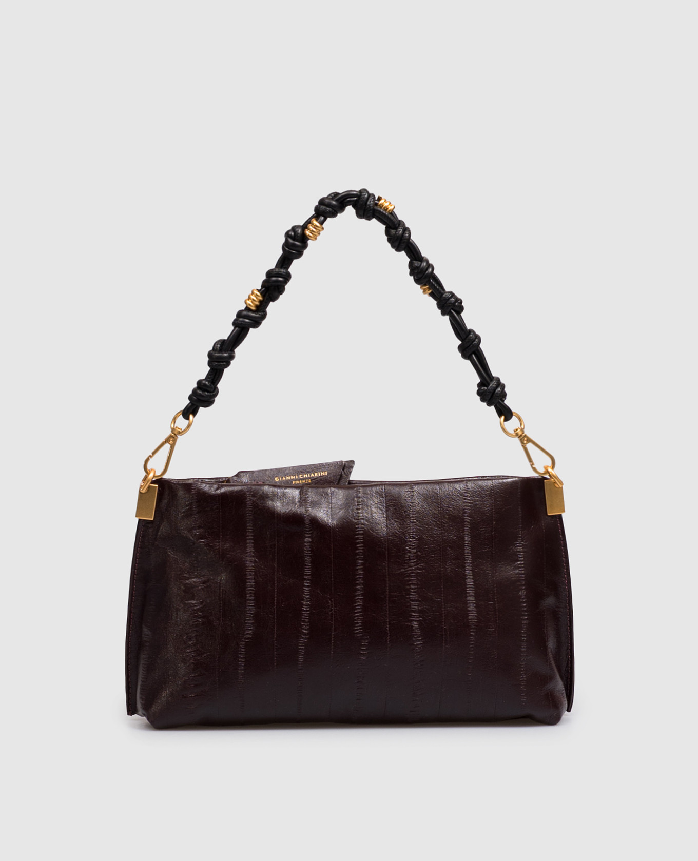 Burgundy Leather Fanny Crossbody Bag