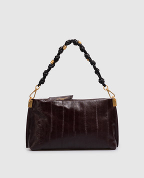 Gianni Chiarini Burgundy Leather Fanny Crossbody Bag BS12644EEL