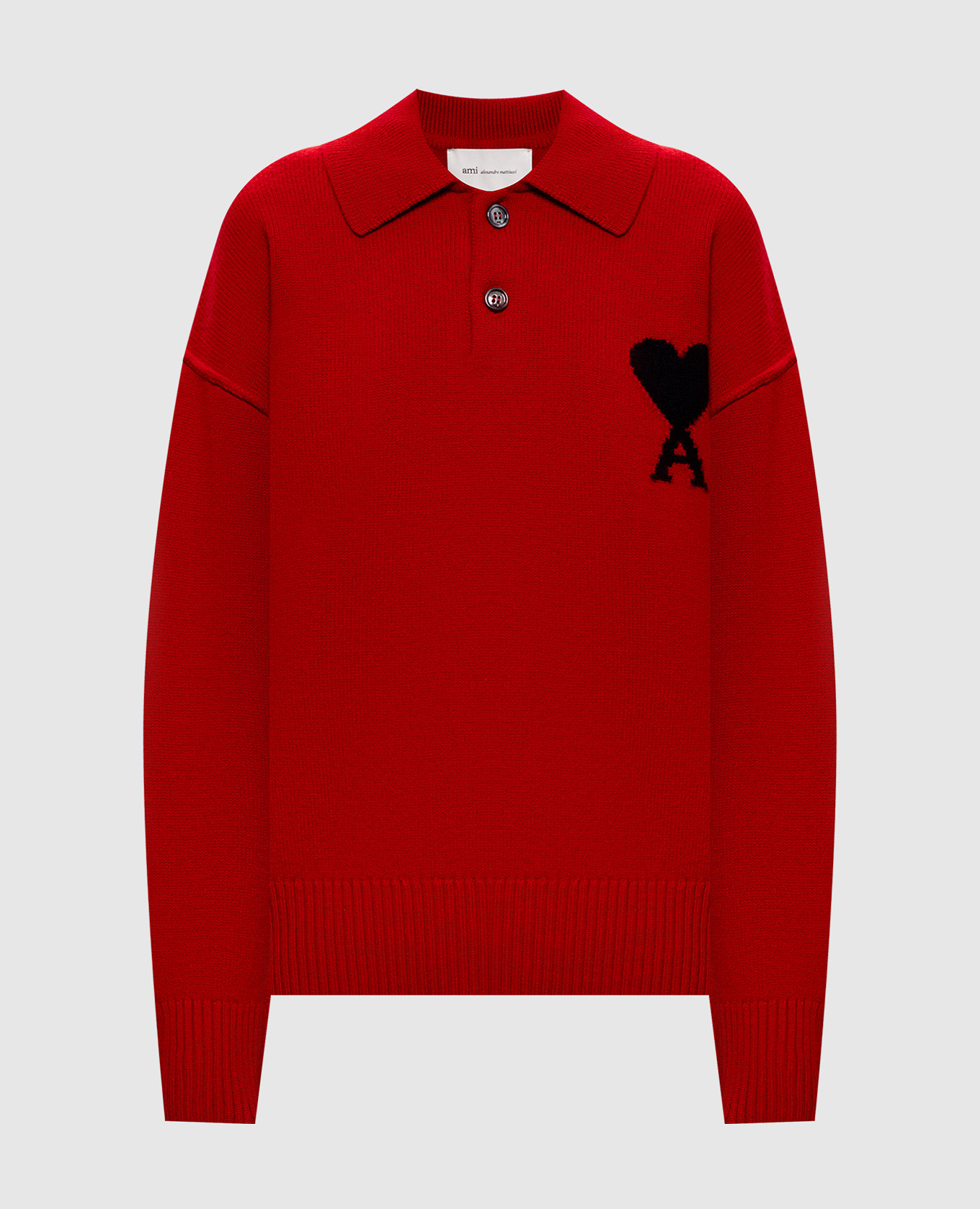 Red wool sweater