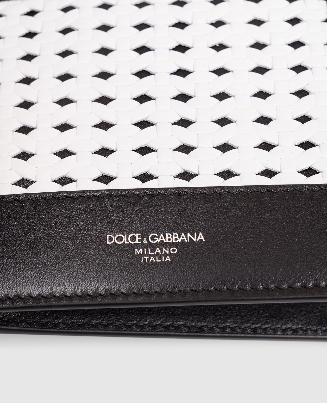 Black leather wallet with logo Dolce&Gabbana 4