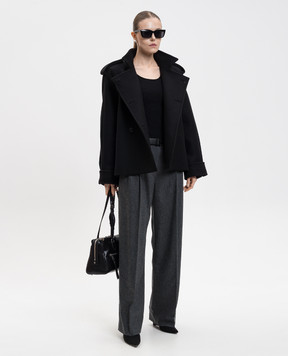 3.1 Phillip Lim Black ribbed top S24270098VCO