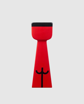 Qeeboo Red Ondo candlestick 75001ON