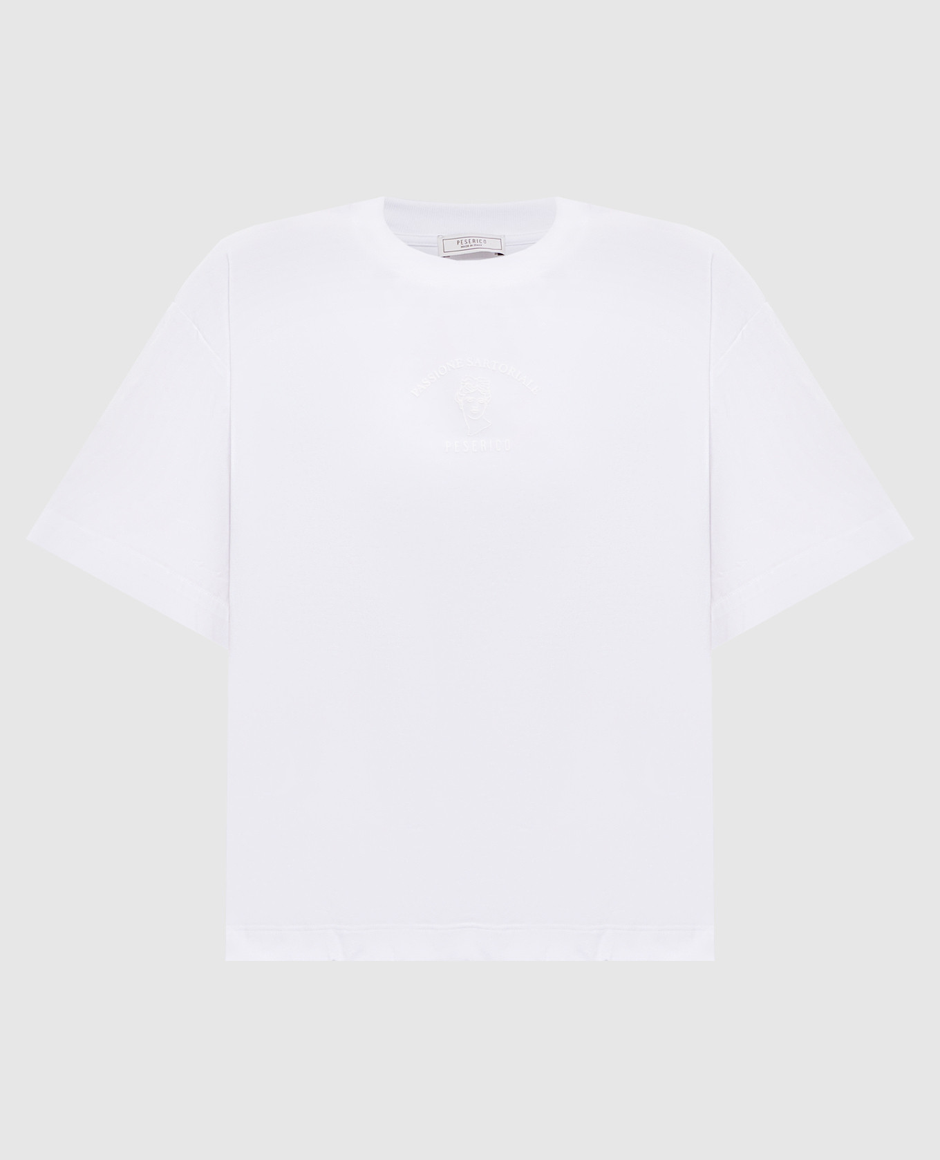 White T-shirt with print Peserico