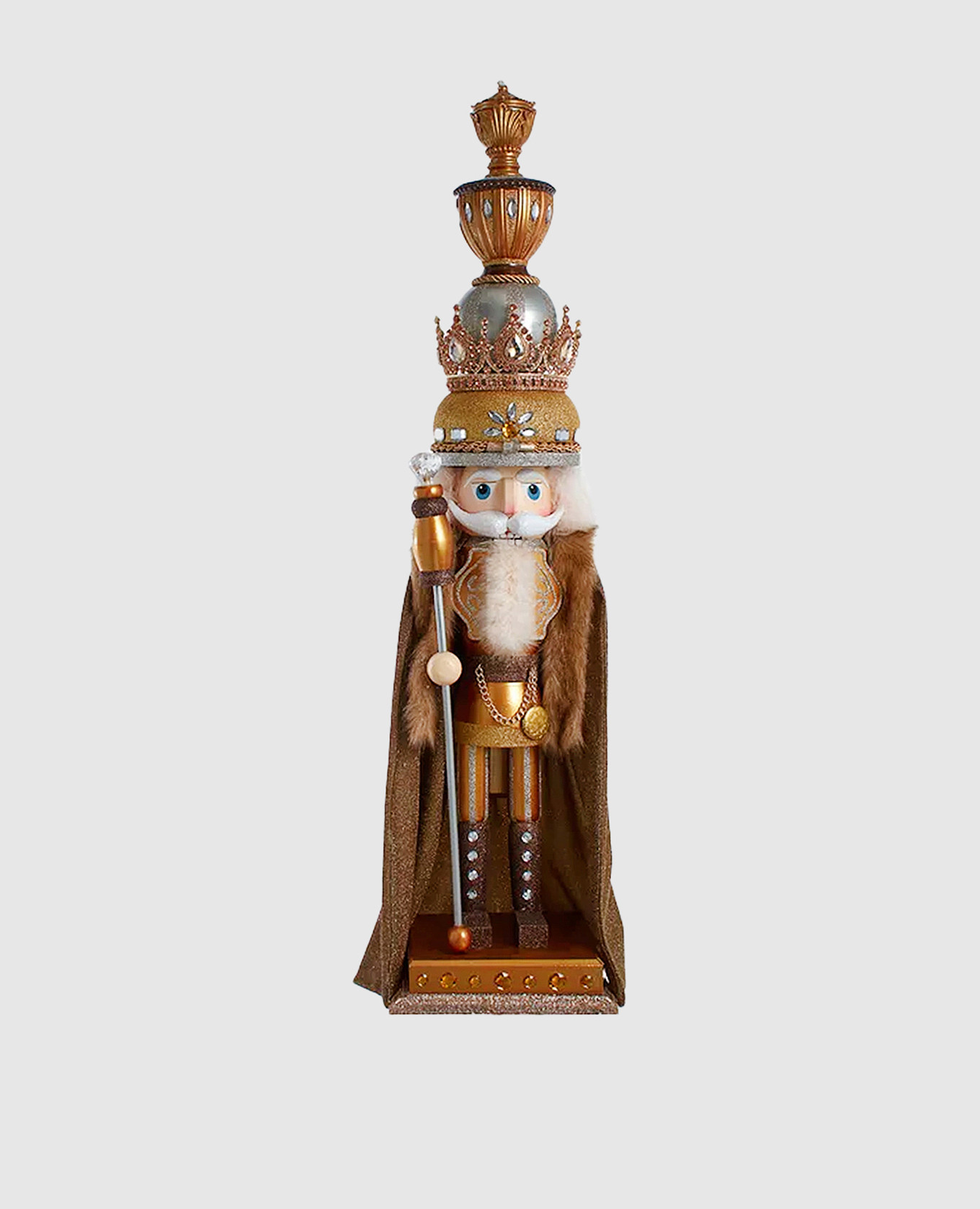 

Hollywood Gold King-Nutcrackers Figurine Kurt Adler, Golden