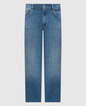 Trussardi Blue jeans with logo patch P403H204835NMJ380D74