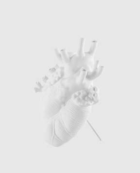 SELETTI White porcelain vase Love in Bloom 09920