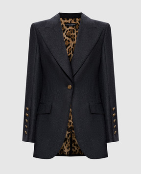 Dolce&Gabbana Gray wool jacket F2JBNTFU291