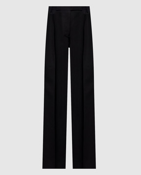 Tom Ford Black wool and silk pants PAW688FAX1746