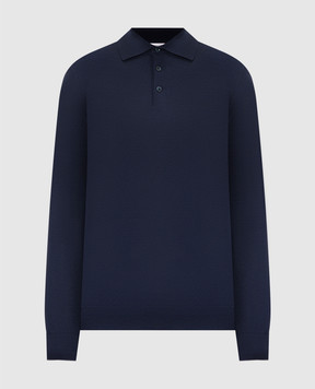 Brunello Cucinelli Blue polo shirt M2400295