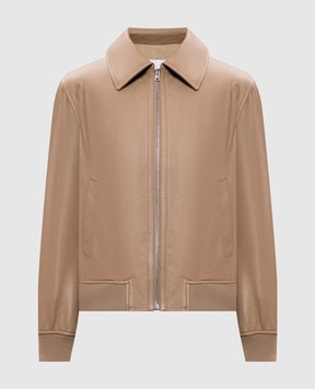 Yves Salomon Beige leather jacket 25EYV20155APXX