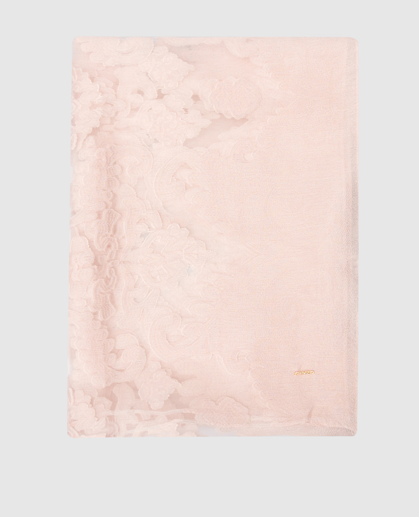 

Pink scarf with a pattern Twinset