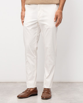 Peserico Ivory cotton pants R5472502448