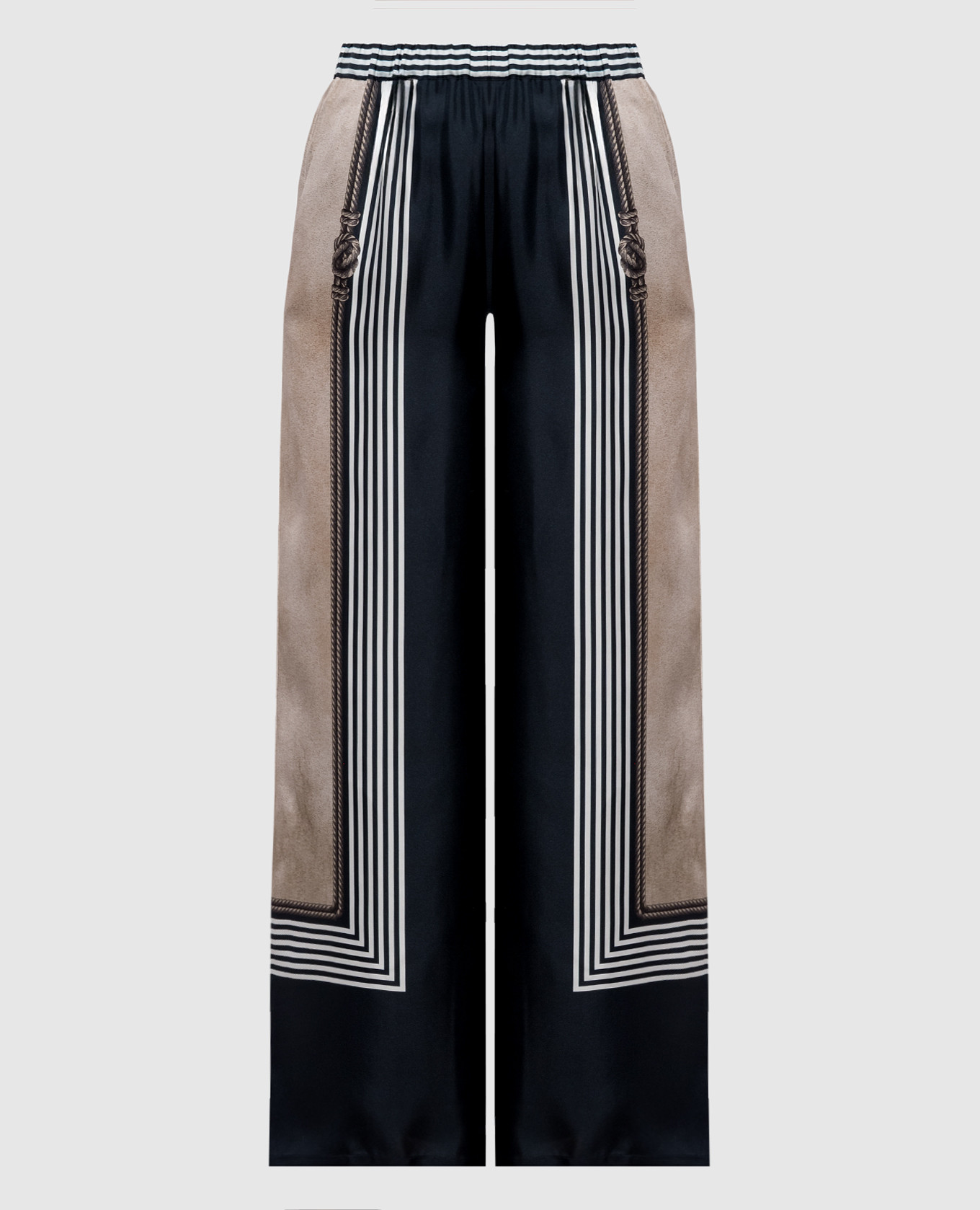 CARABO silk palazzo pants